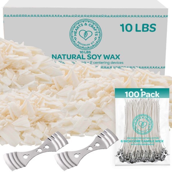 SOY WAX CANDLE KIT – 10LB– Hearts & Crafts